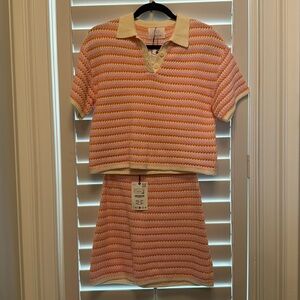 Zara knit crochet set